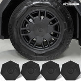CTmods® Center Hub Caps (Set of 4) for 20" Wheel Covers For Tesla Cybertruck
